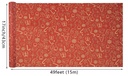 Geschenkpapier 43cm x 15m Farbe rot