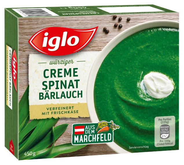 Iglo Cremespinat mit Bärlauch 450g