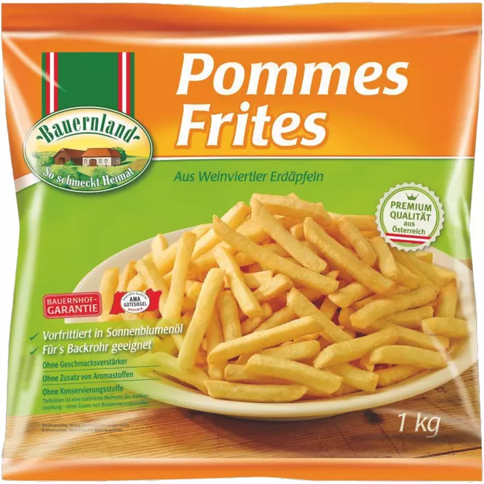 Pommes Frites 10 mm, tiefgekühlt 1 kg