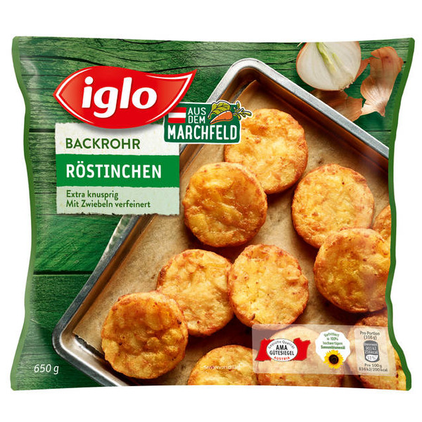 Iglo Backrohr Röstinchen TK 650g