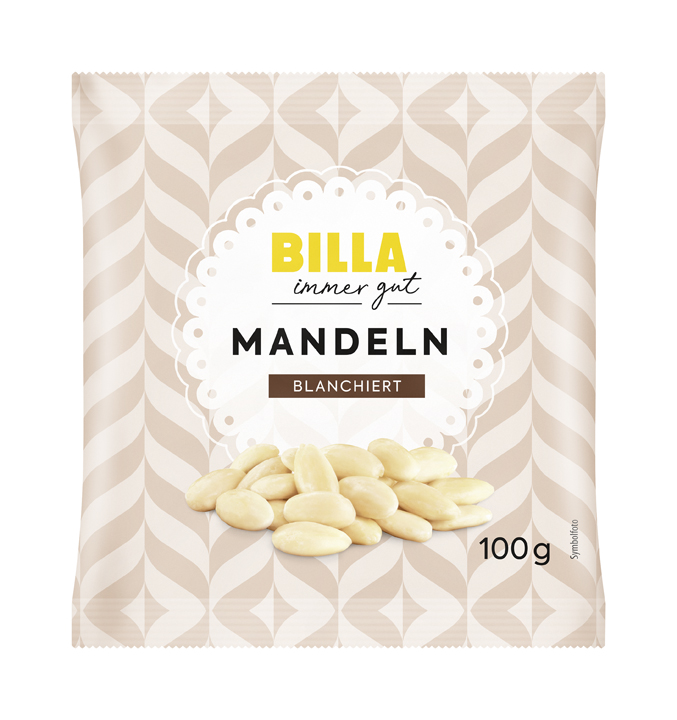 Billa Mandeln ganz blanchiert 100g