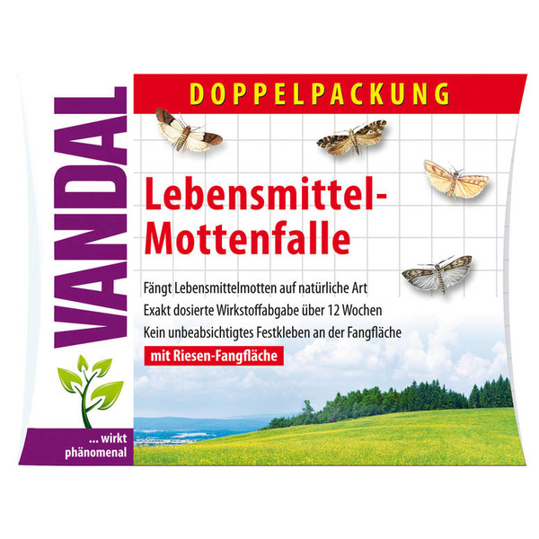 Vandal Lebensmittel-Mottenfalle Doppelpackung