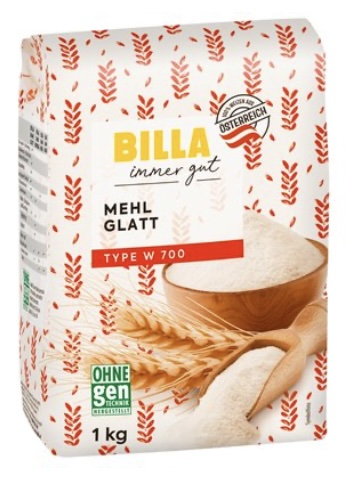 Müllers Weizenmehl T700 glatt 1kg