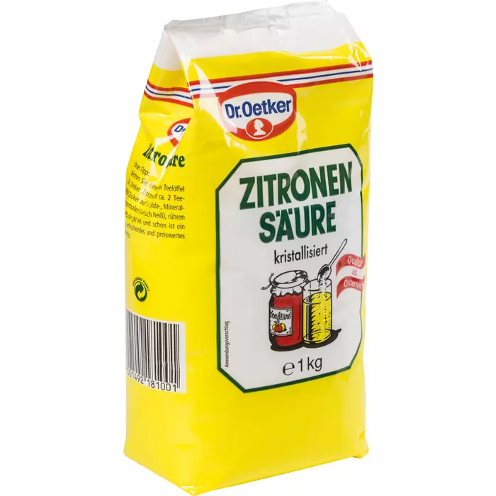 Oetker Zitronensäure 1000g Beutel