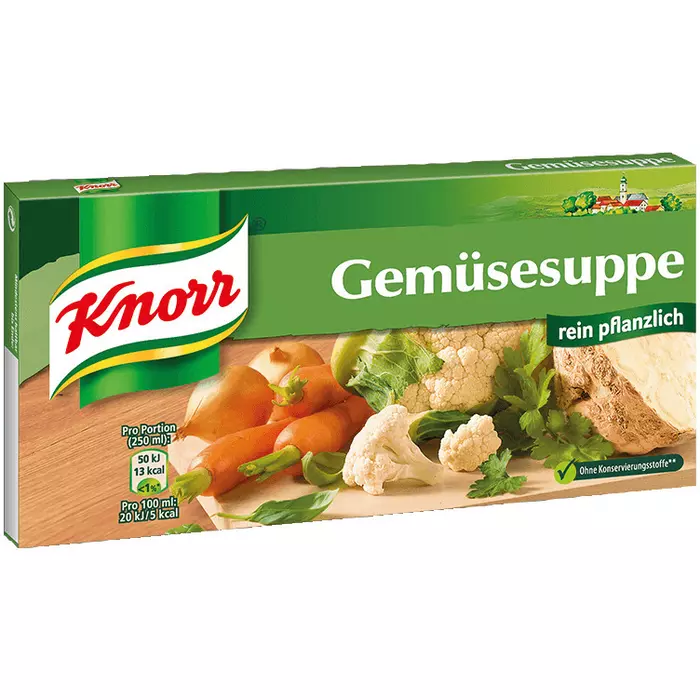 Knorr Gemüsesuppen Würfel 120g