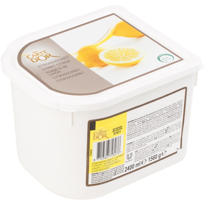 Eiscreme Carte 2,4l, Zitrone