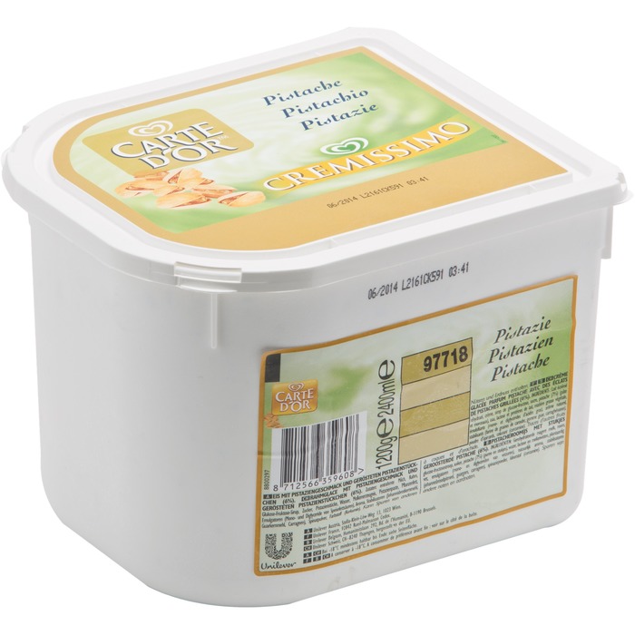 Eiscreme Carte 2,4l, Pistazie