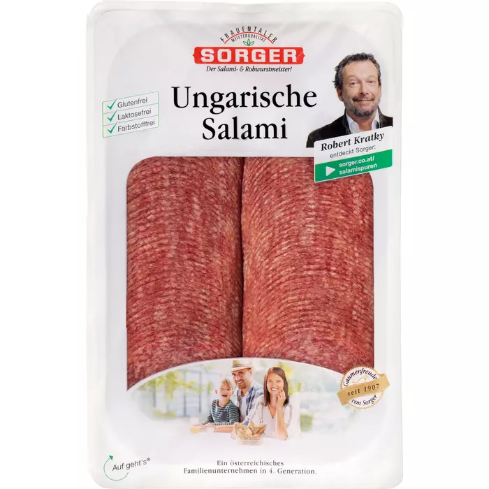 Sorger ungarische Salami geschnitten 250g