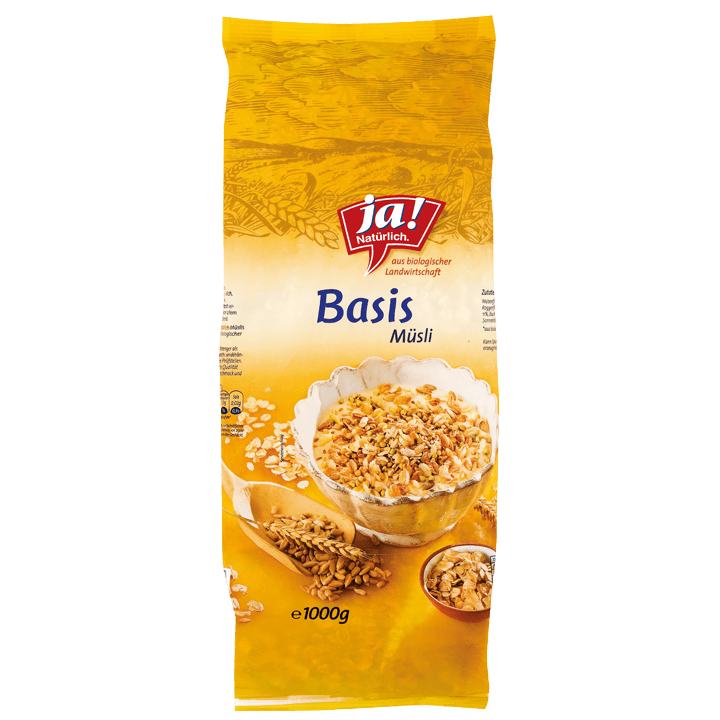 Ja! Natürlich Bio Getreideflockenmüsli 1000g