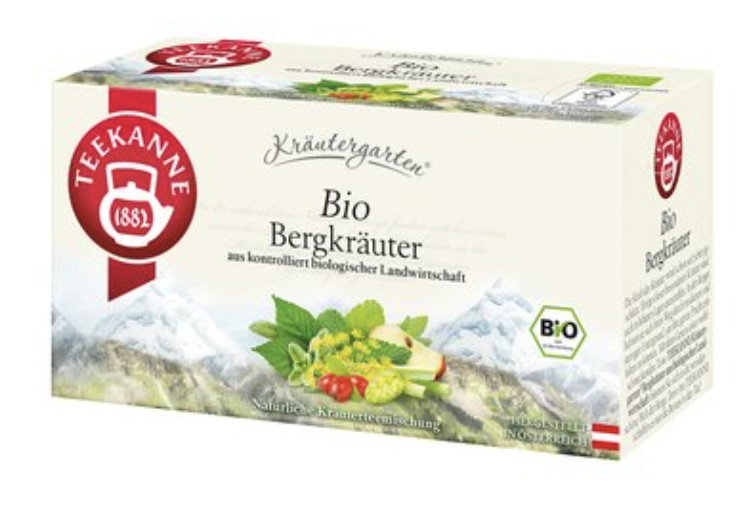 Bio Teekanne Bergkräuter 20er