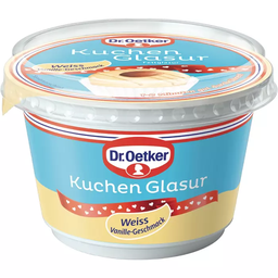 [909549] Dr. Oetker Tortenglasur weiße Schokolade 200 g