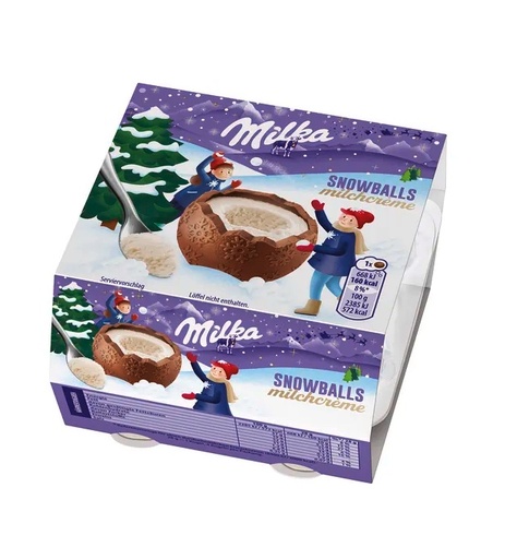 Milka Snowballs Milchcreme 112g