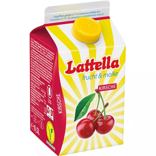 Lattella Molkedrink 500ml, Kirsche