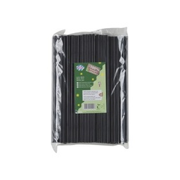 [3084977] Trinkhalme Bio schwarz PLA DM6mm 21cm 150er