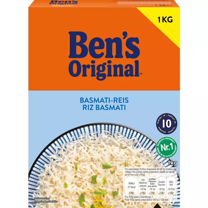 Uncle Ben's riz basmati 5kg - Warlop Horeca Service