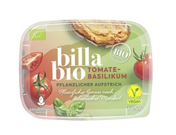 [26306] BILLA Bio Aufstrich Tomate Basilikum 125g